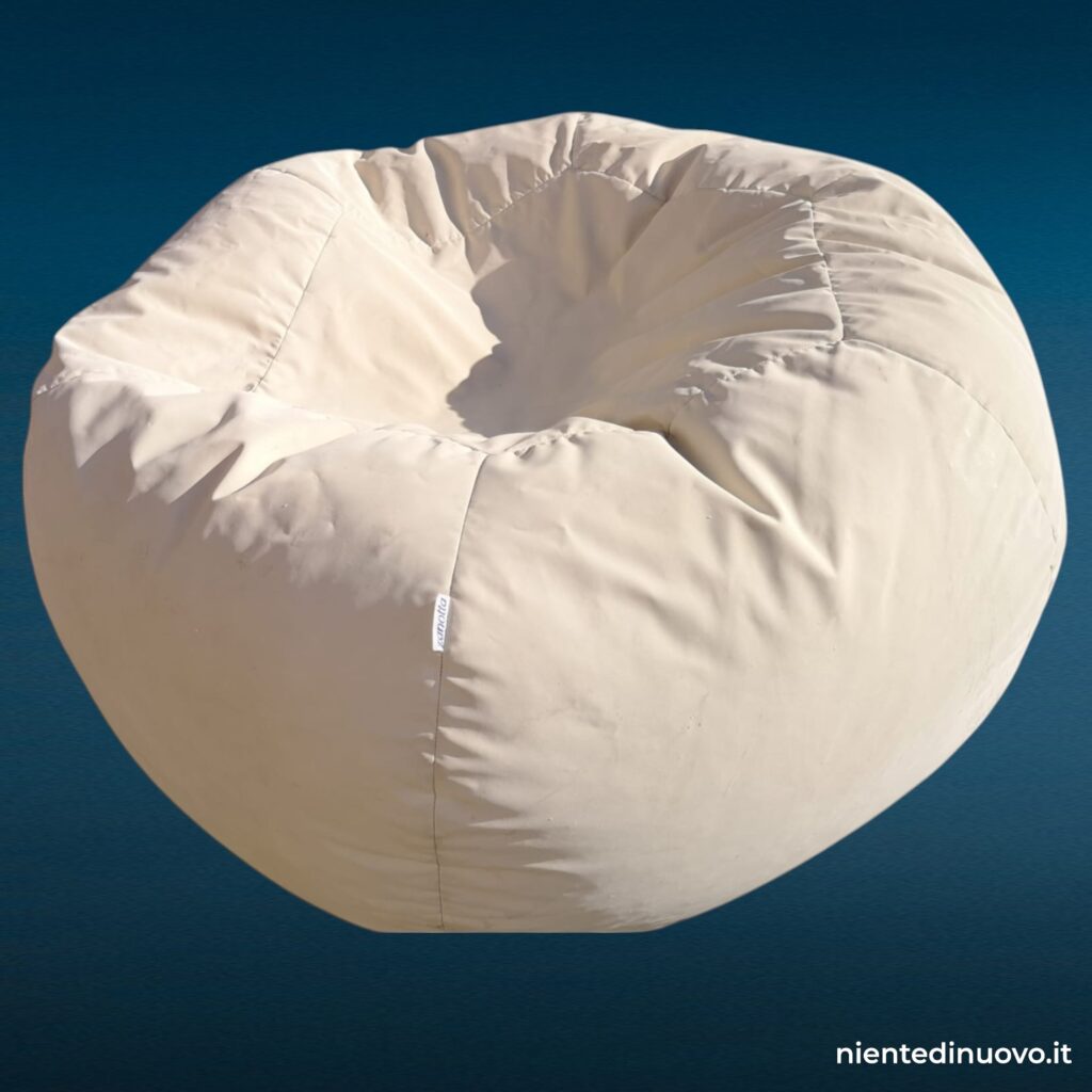 Pouf sacco Zanotta bianco