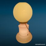 Lampada da tavolo Mazzega in vetro di Murano a birillo, anni '60