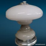 Lampada da tavolo vintage in vetro di Murano