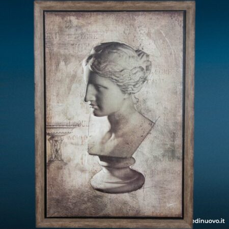 Pannello decorativo vintage dipinto — singolo