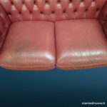 40216_2 Divano club Chesterfield 2 posti in pelle vinaccia vintage