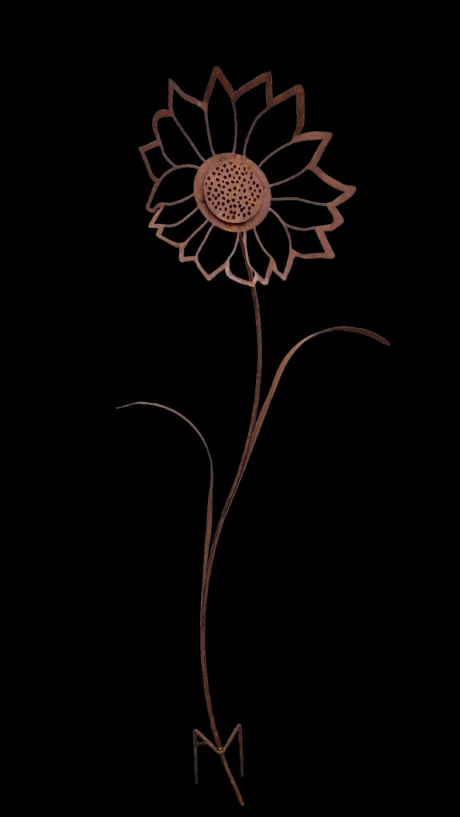 Mangiatoia Per Uccelli A Forma Di Girasole, Decorazione Da Giardino In Metallo, Fiore Colorato Da Appendere Per Esterni