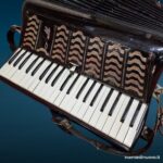 39711 Fisarmonica Anelli made in Italy con borsa originale
