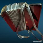 39711_2 Fisarmonica Anelli made in Italy con borsa originale