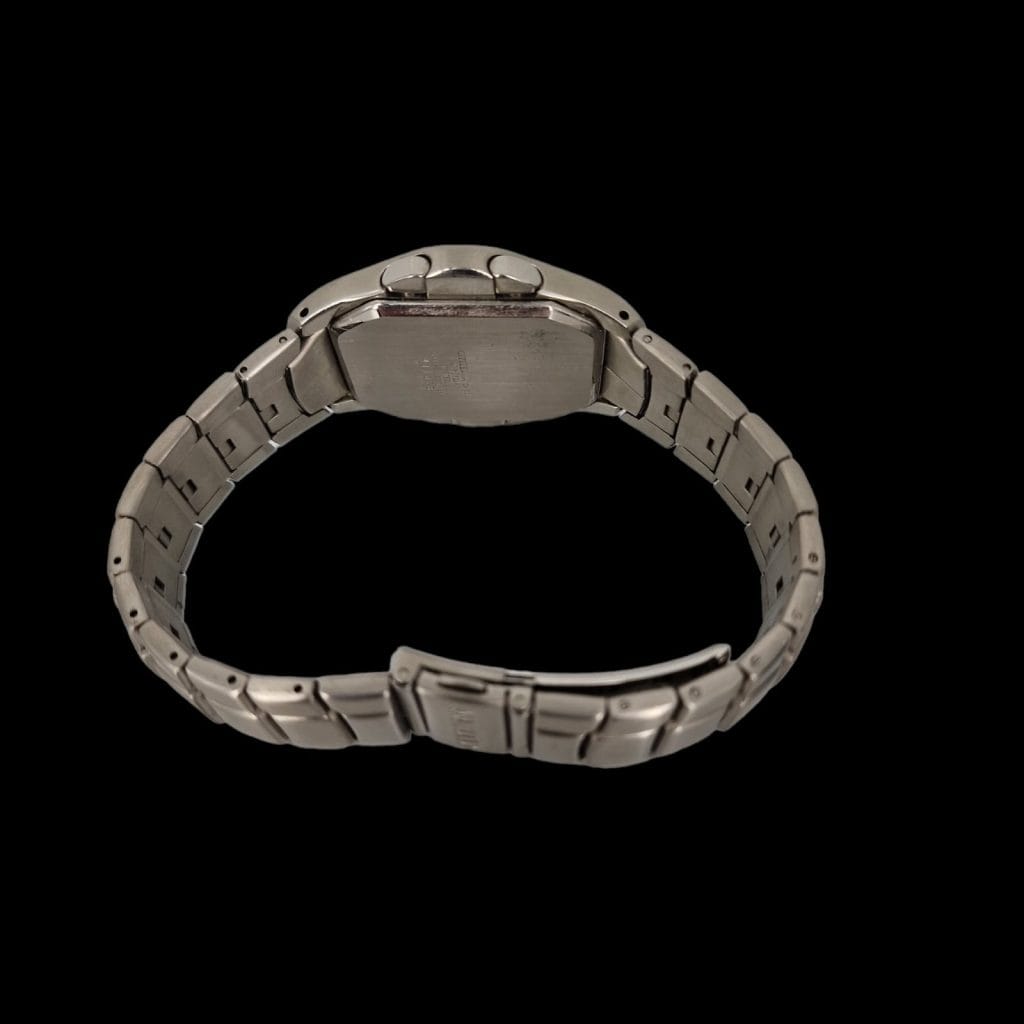 Orologio da uomo Citizen vintage con doppio quadrante e cinturino in acciaio