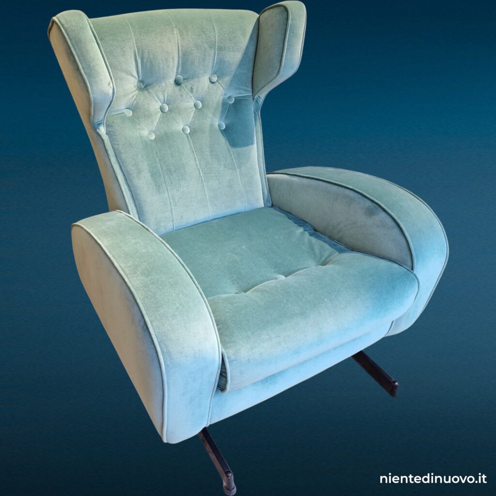 40316 Poltrona reclinabile vintage anni '50 – Brevetti Degli-Esposti
