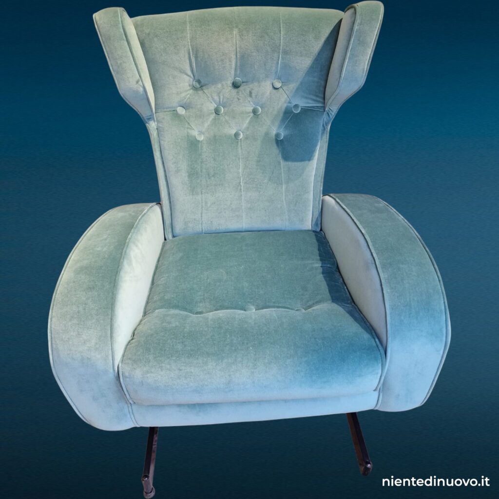 Poltrona reclinabile vintage anni '50 – Brevetti Degli-Esposti