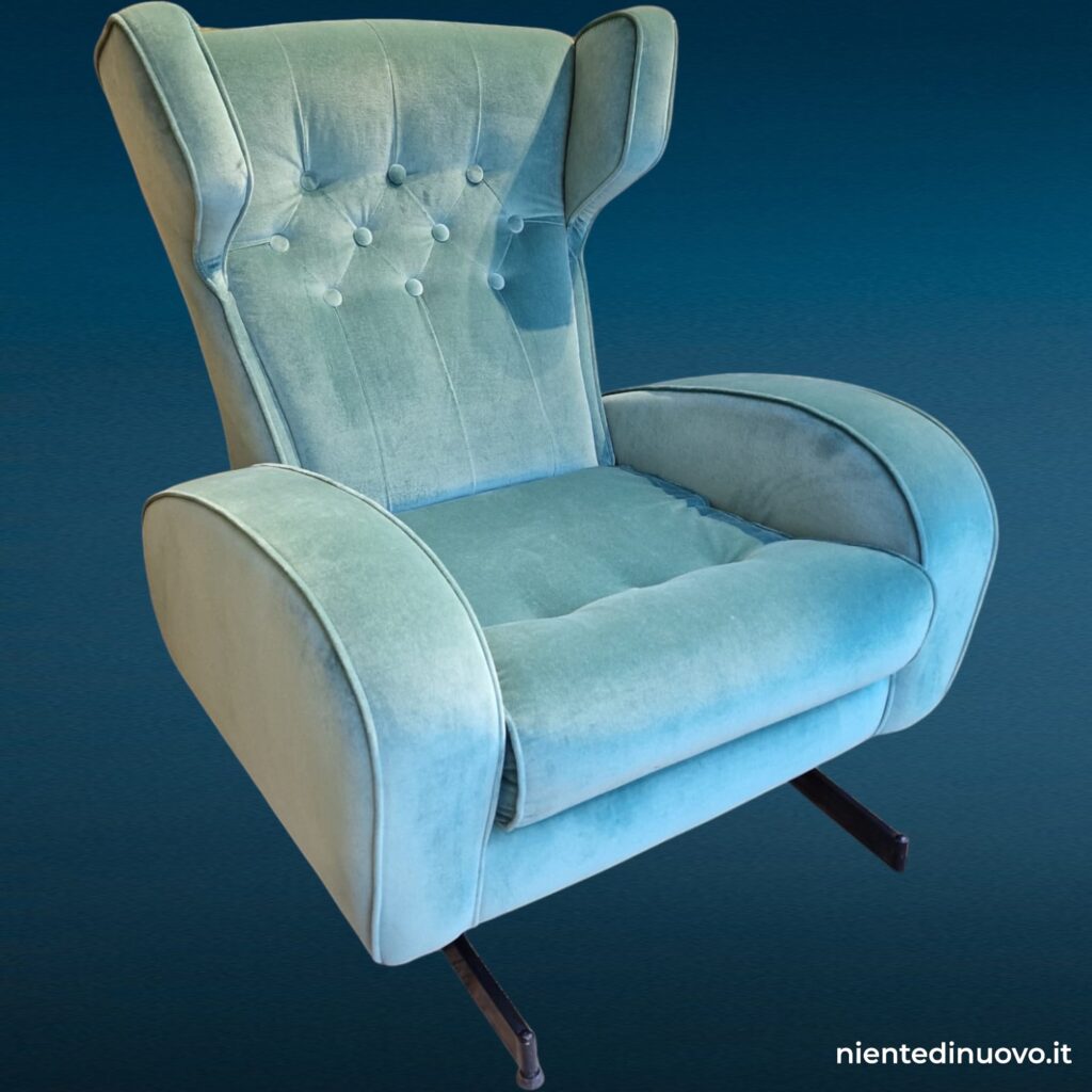Poltrona reclinabile vintage anni '50 – Brevetti Degli-Esposti