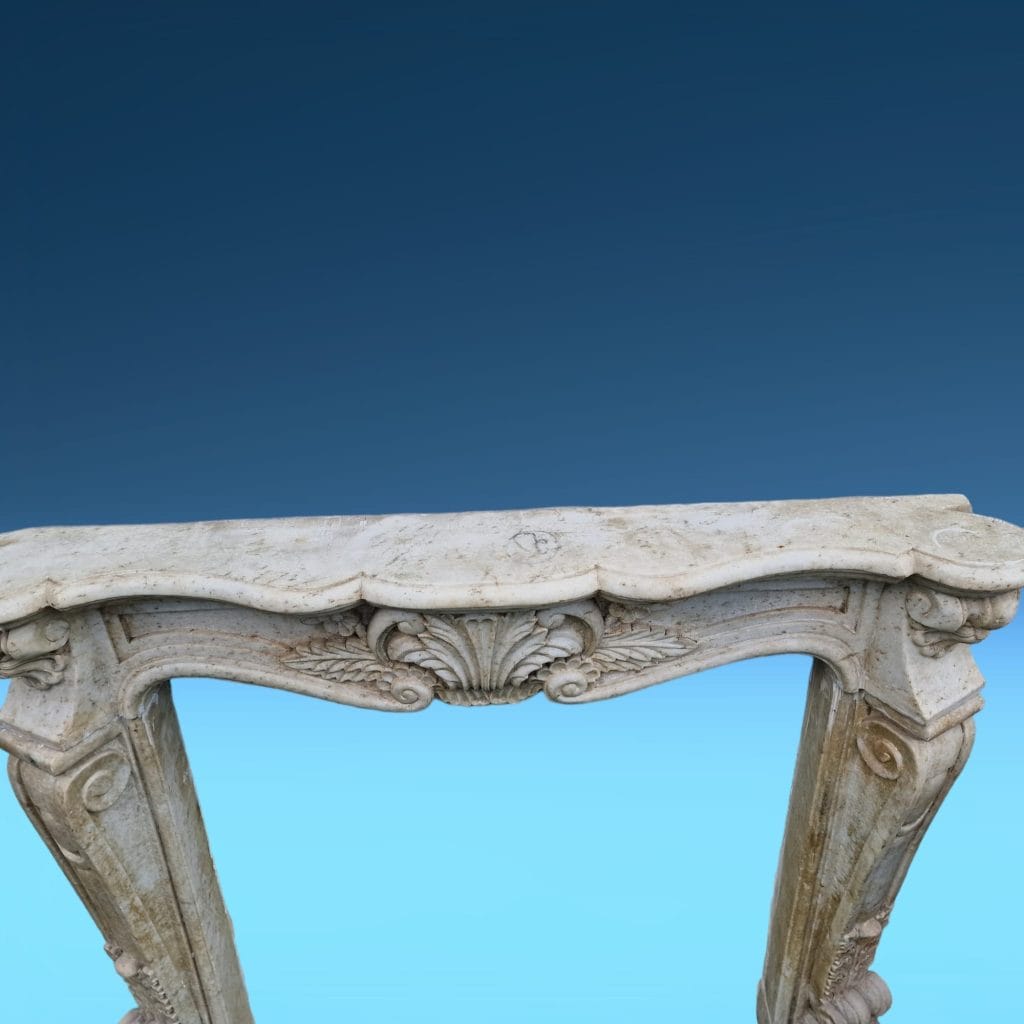 Cornice camino in marmo stile francese