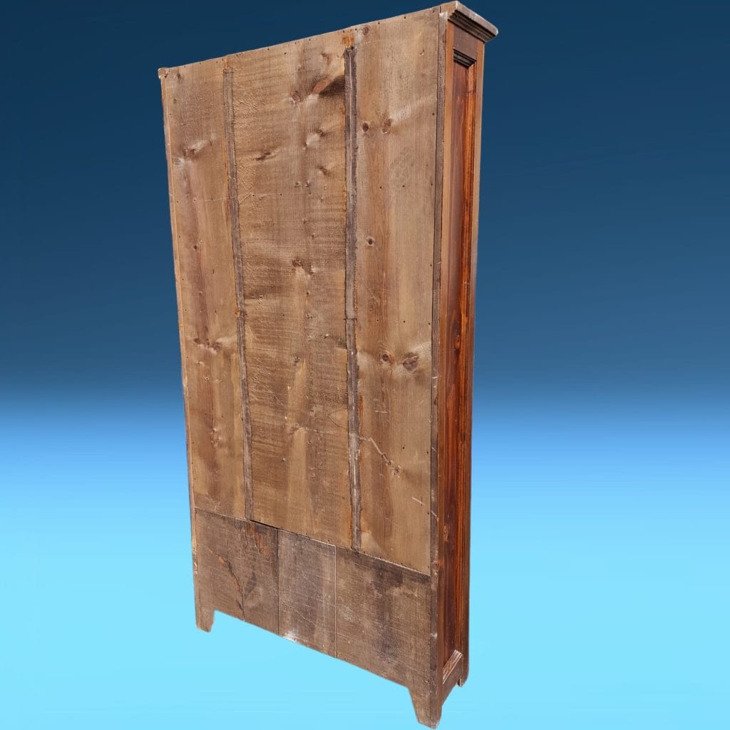 Libreria in legno massello di abete anni 30/40