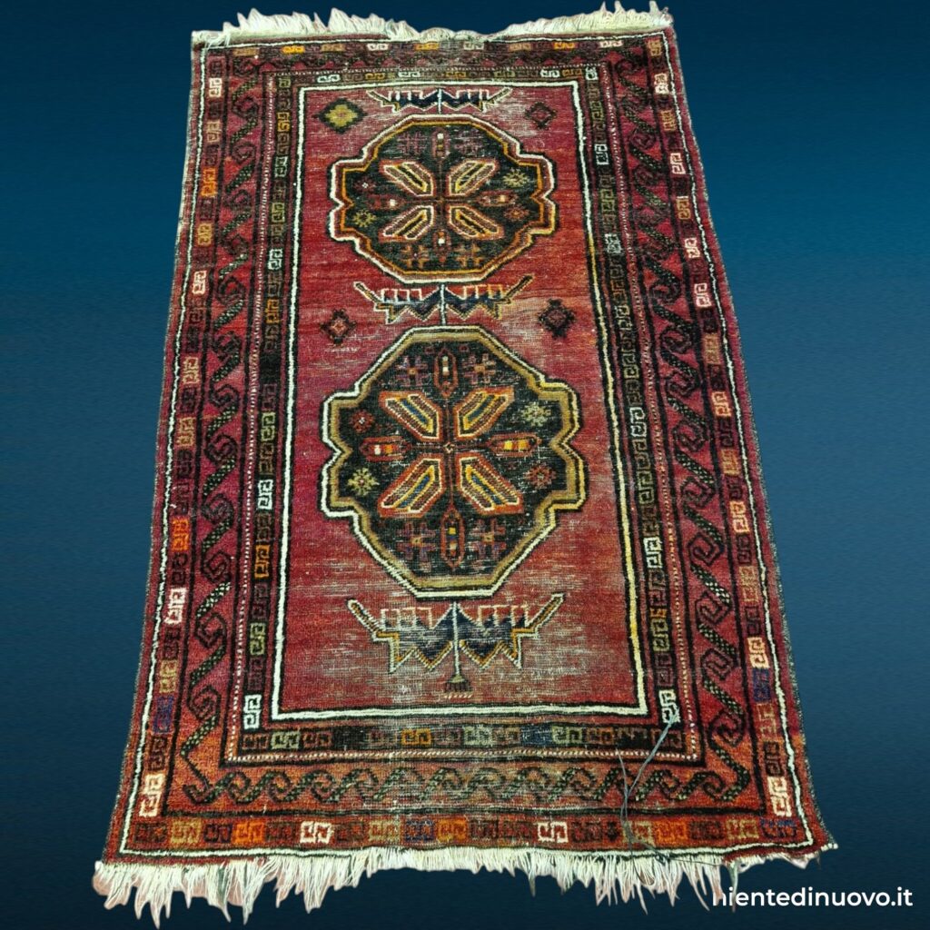 Tappeto Persiano Beluchistan annodato a mano - vintage