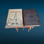 Volume raro La Lombardia Prima Edizione 1977 con copertina in bronzo e dettagli esclusivi.