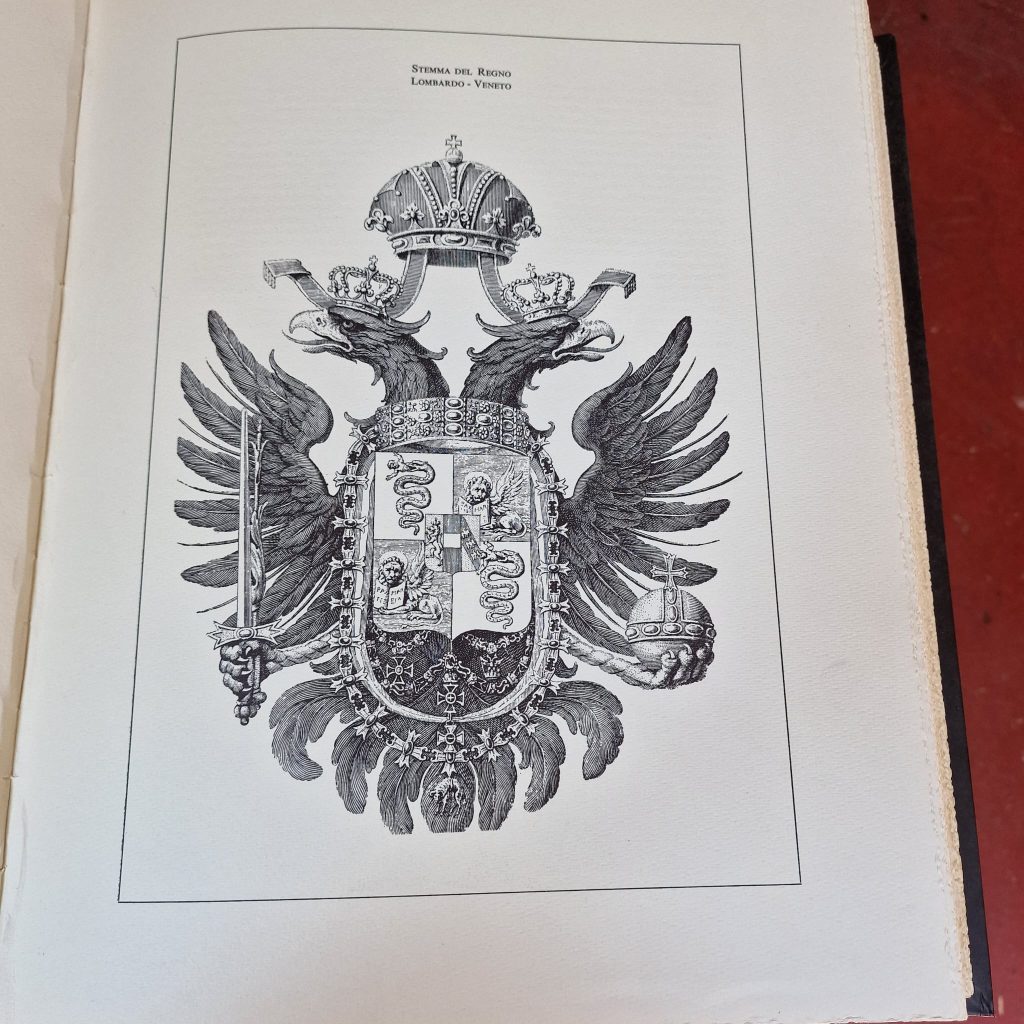 Volume raro La Lombardia Prima Edizione 1977 con copertina in bronzo e dettagli esclusivi.