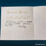 04571_6 Poltroncina rustica a cartella in noce (databile XVII secolo)
