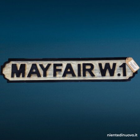 Tabella in legno "MYFAIR" - Street Name UK