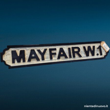 Tabella in legno "MYFAIR" - Street Name UK