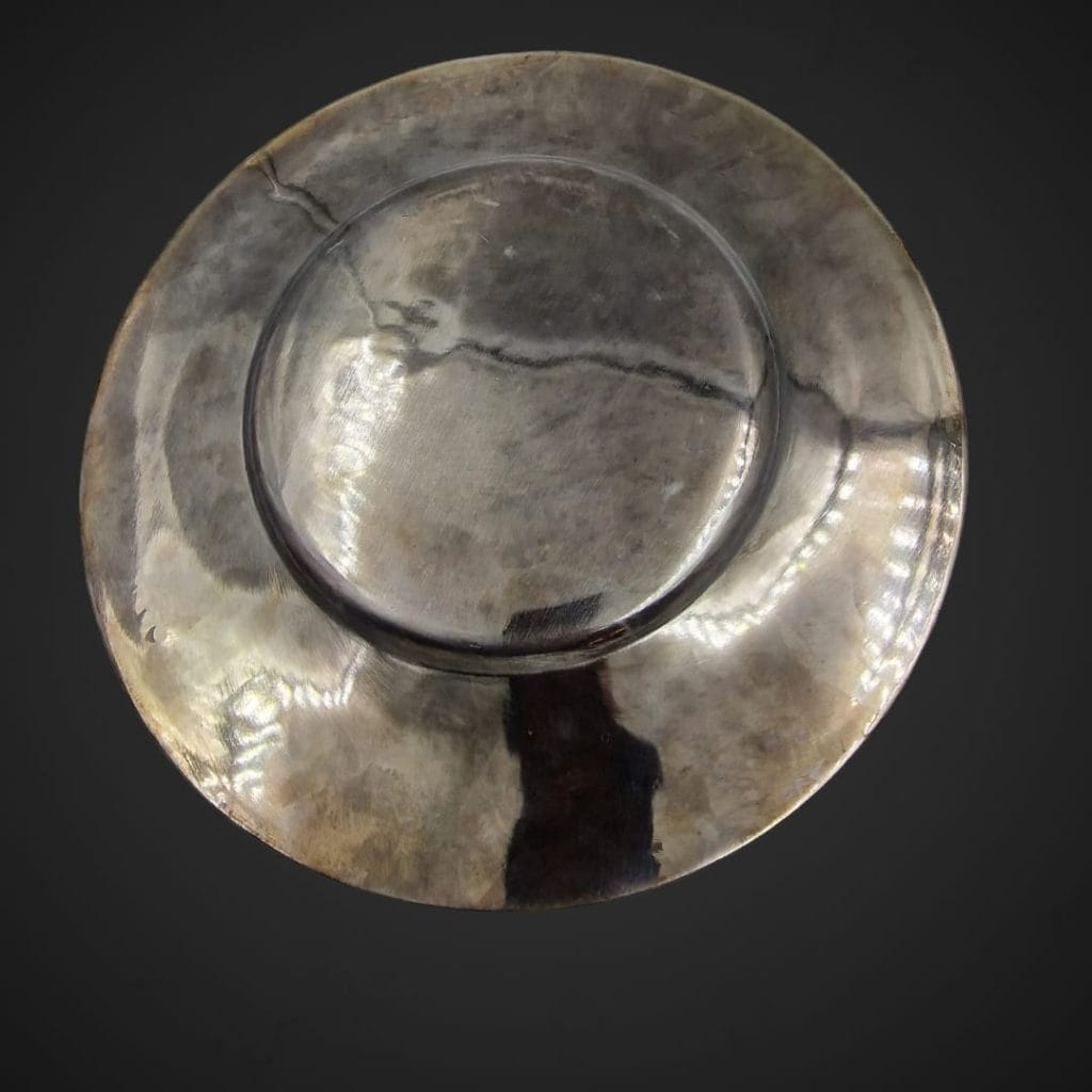 Rari sottopiatto Cosulich Line anni '30 in lega d'argento