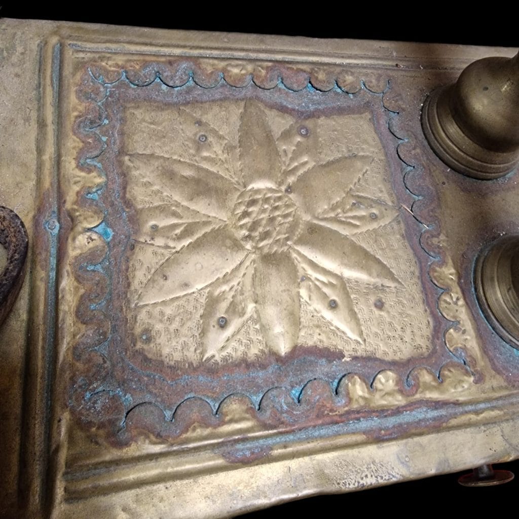 vecchio set americano da lustrascarpe