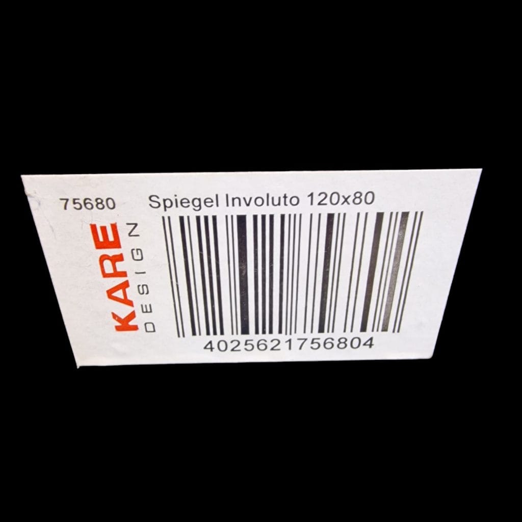 Specchio Involuto Kare Design con specchi molati su supporto in legno