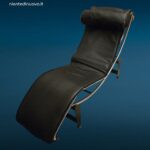 chaise longue in stile bauhaus