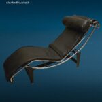 chaise longue in stile bauhaus