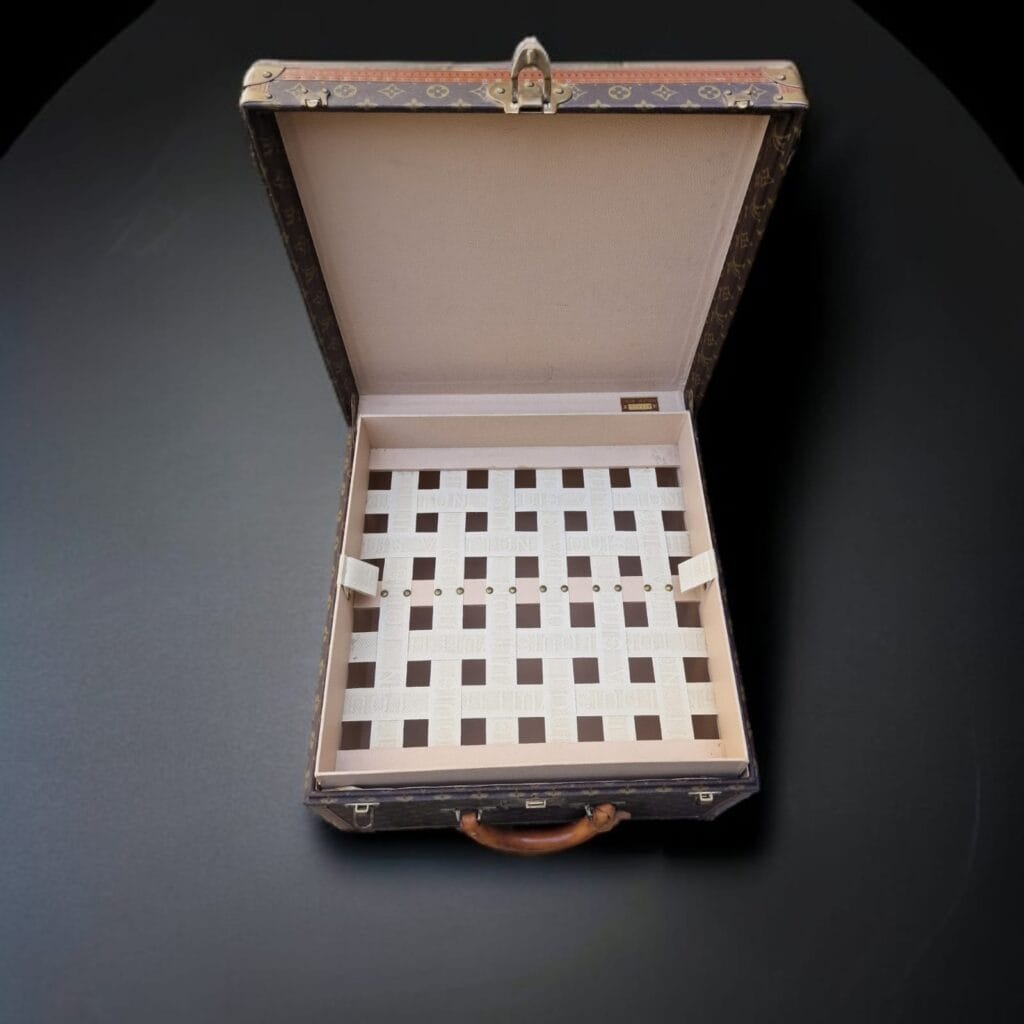 Valigia originale Louis Vuitton anni '80 in tela monogramma