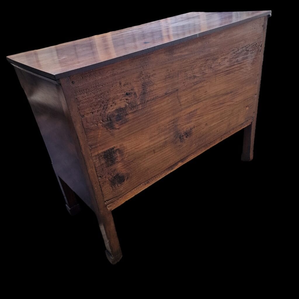 Comò impero in noce originale restaurato