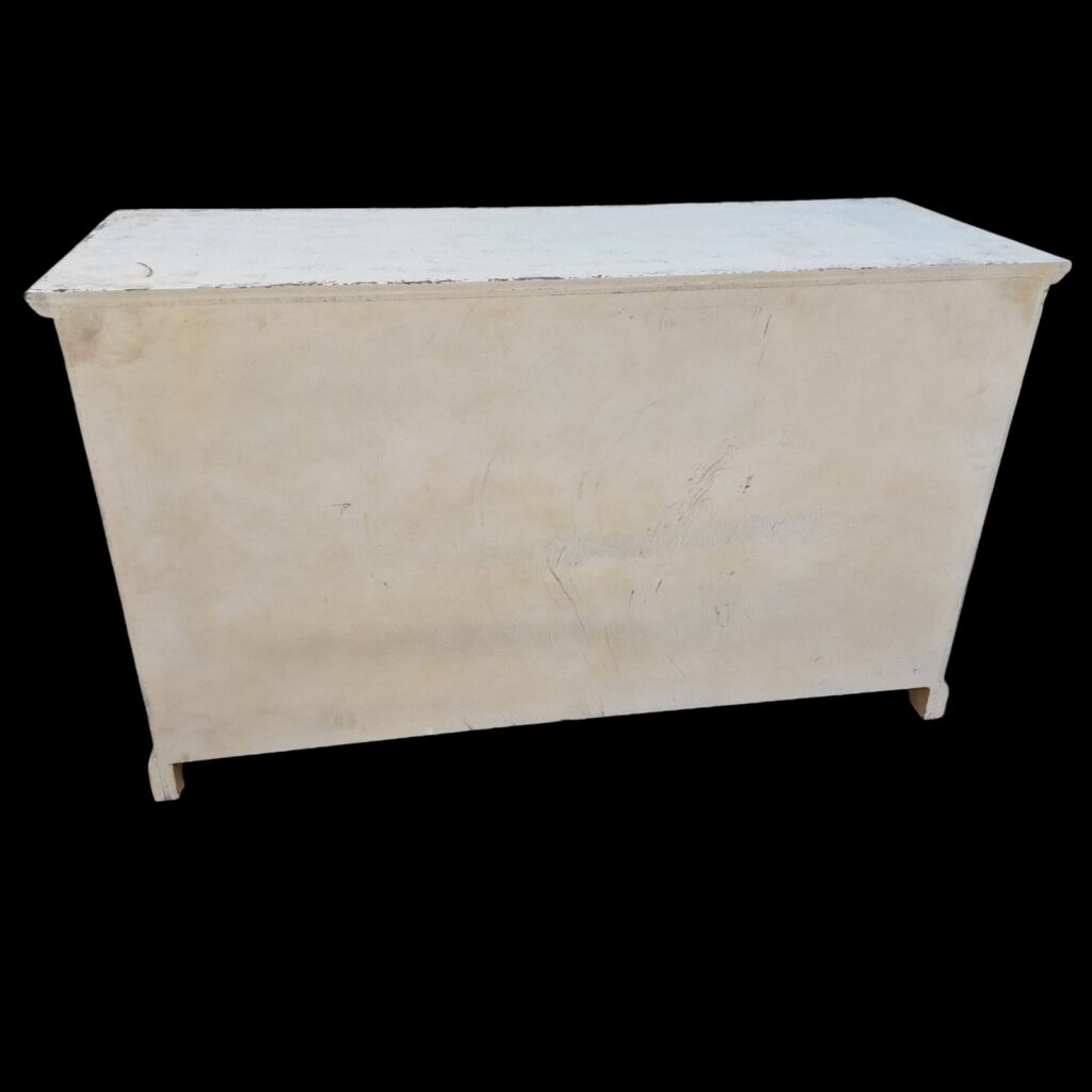 Credenza provenzale rustica a due ante con rete