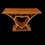 Consolle Cuore Deco’ in stile Art Deco