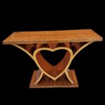 Consolle Cuore Deco’ in stile Art Deco