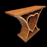 Consolle Cuore Deco’ in stile Art Deco