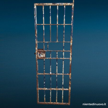 Cancello in ferro vintage - porta di cella