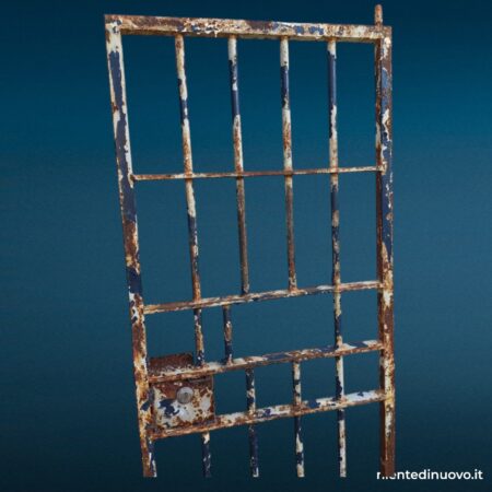 Cancello in ferro vintage - porta di cella