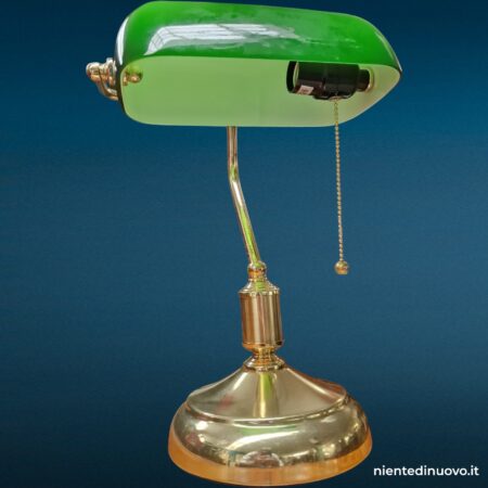 Lampada ministeriale vetro tegola verde