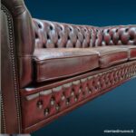 40871_4 Divano Chesterfield tre posti in pelle - Winchester