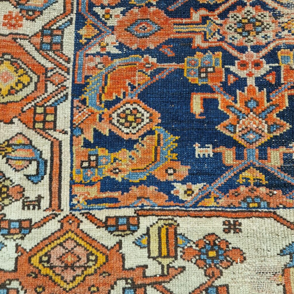 Tappeto Karabakh Caucasico 98x200, realizzato a mano, in ottime condizioni