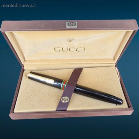 Penna stilografica vintage originale Gucci con scatola