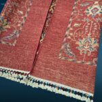 Tappeto nuovo Super Kazak in lana pregiata, annodato a mano con frange colorate