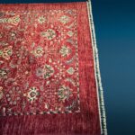 Tappeto nuovo Super Kazak in lana pregiata, annodato a mano con frange colorate
