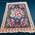 Tappeto Kilim Karabak originale, tessuto a mano, robusto e durevole – dimensioni 155x215 cm
