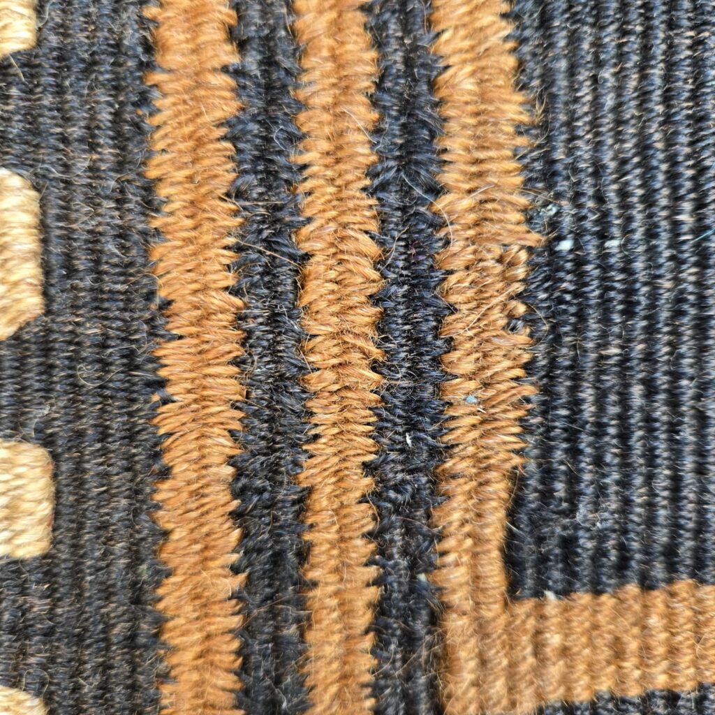 Tappeto Kilim Karabak originale, tessuto a mano, robusto e durevole – dimensioni 155x215 cm