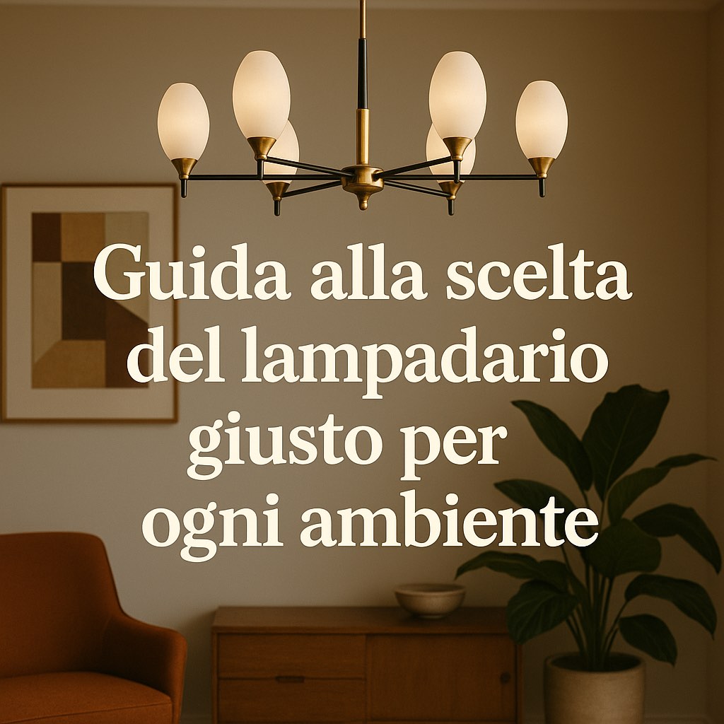 la scelta del lampadario giusto per ogni tuo ambiente