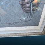 quadro ritratto Gino Bartali di Dino Decca numerato
