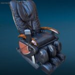 Poltrona massaggiante reclinabile con airbag e sistema massaggiante per schiena e gambe