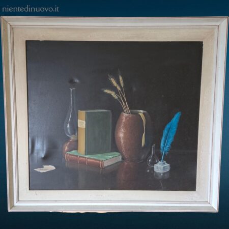quadro originale firmato Giorgio Varisco 1973 su sfondo scuro