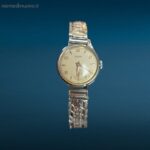 orologio vintage da donna Giwor anni ’50 con quadrante da 20 mm