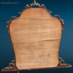 specchiera anni '50 dorata 130x120 cm in buone condizioni
