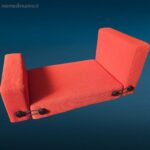 divano Trix Kartell in eccellenti condizioni, design Piero Lissoni
