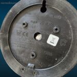 Lampada Eclisse Artemide rossa originale disegnata da Vico Magistretti