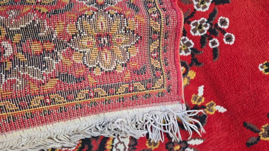 Tappeto in lana lavorazione meccanica 193x285 cm con vello in buone condizioni